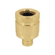 Conector 3/4' hembra robusto de aluminio, TRUPER