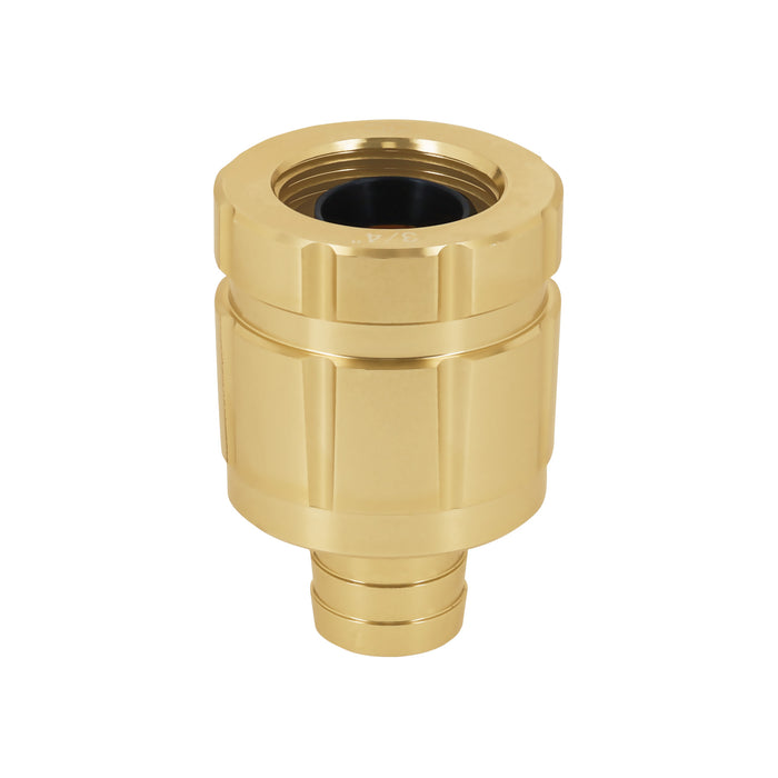 Conector 3/4' hembra robusto de aluminio, TRUPER