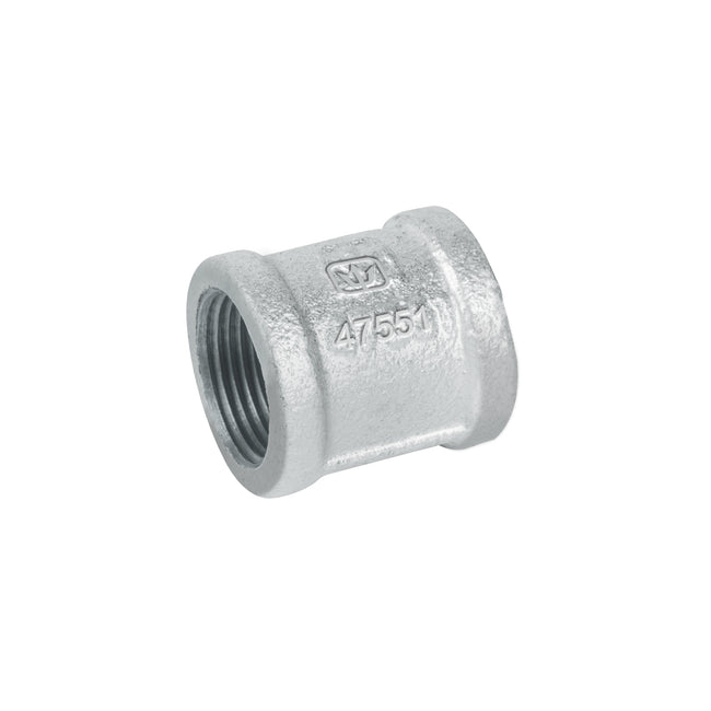 Cople reforzado de acero galvanizado de 3/4', FOSET