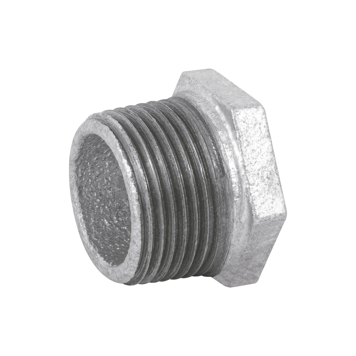 Reducción bushing acero galvanizado 1'x1/2', FOSET
