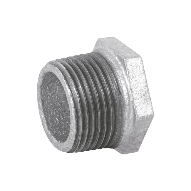 Reducción bushing acero galvanizado 1'x1/2', FOSET