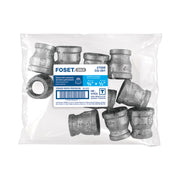 Reducción campana acero galvanizado 3/4' x 1/2', FOSET