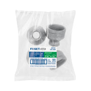 Reducción campana acero galvanizado 1-1/4' x 1/2', FOSET