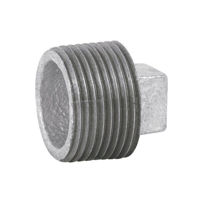 Tapón macho 1' de acero galvanizado, FOSET