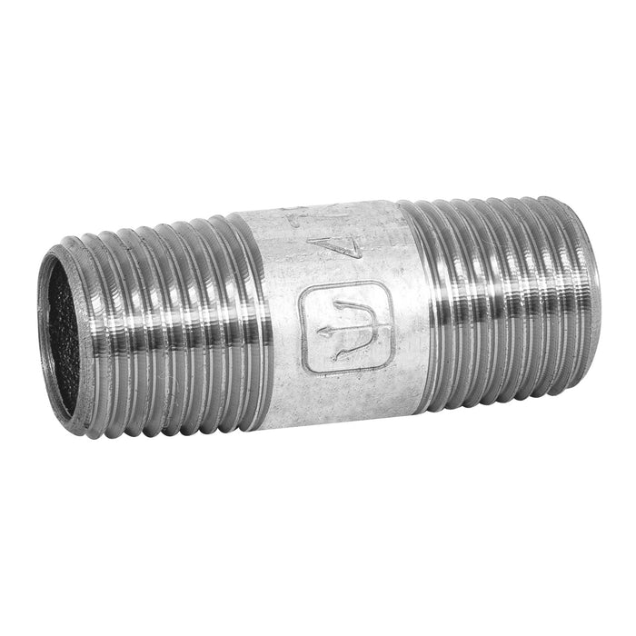 Niple de acero galvanizado 1/2' x 2', FOSET
