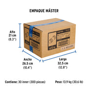 Niple de acero galvanizado 1/2' x 2', FOSET