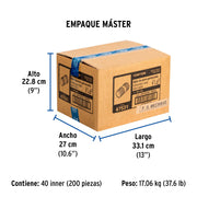 Niple de acero galvanizado 1' x 2', FOSET