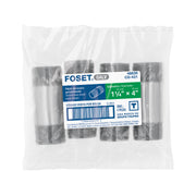 Niple de acero galvanizado 1-1/4 x 4', FOSET