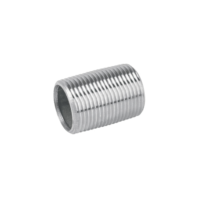 Niple de acero galvanizado 3/4' cuerda corrida, FOSET
