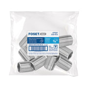 Niple de acero galvanizado 3/4' cuerda corrida, FOSET