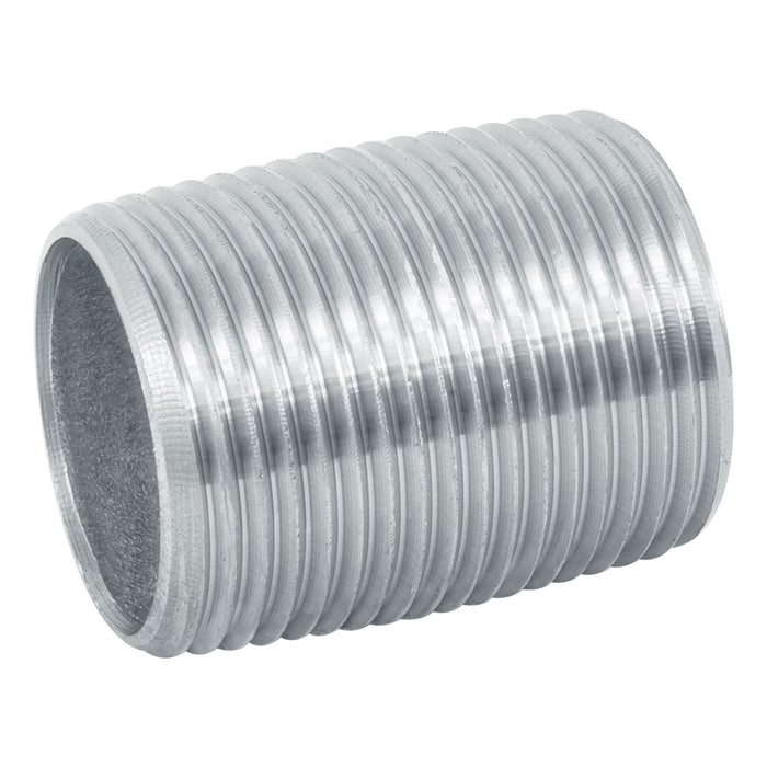 Niple de acero galvanizado 1' cuerda corrida, FOSET