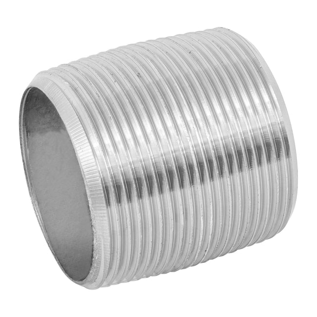 Niple de acero galvanizado 1-1/2' cuerda corrida, FOSET