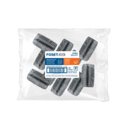 Niple de acero galvanizado 1/4' cuerda corrida, FOSET