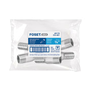 Niple de acero galvanizado 3/4' tipo botella, FOSET