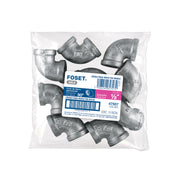 Codo 90° acero galvanizado de 1/2', FOSET