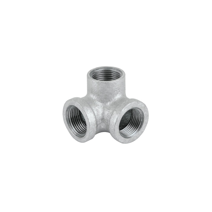 Codo rincón acero galvanizado de 3/4', FOSET