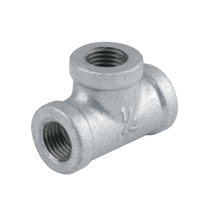 Tee sencilla acero galvanizado 1/4', FOSET