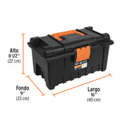 Caja para herramienta de 16' sin compartimentos, TRUPER