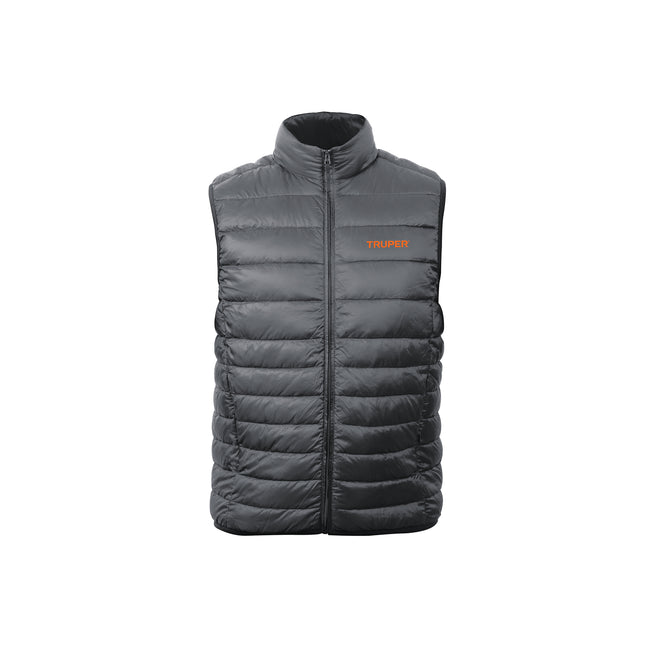 Chaleco de plumas ligero para hombre, gris, M, TRUPER