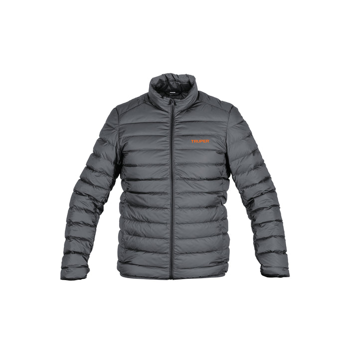 Chamarra de plumas ligera para hombre, gris, CH, TRUPER