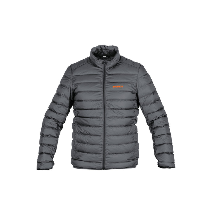 Chamarra de plumas ligera para hombre, gris, M, TRUPER