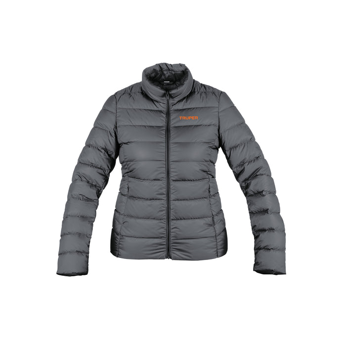 Chamarra de plumas ligera para mujer, gris, M, TRUPER