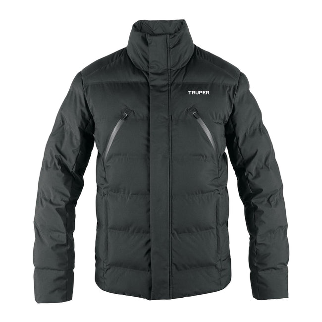 Chamarra acolchada térmica para hombre, negra, M, TRUPER