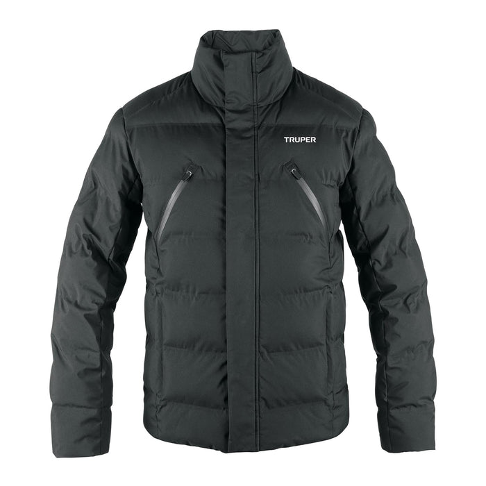 Chamarra acolchada térmica para hombre, negra, M, TRUPER