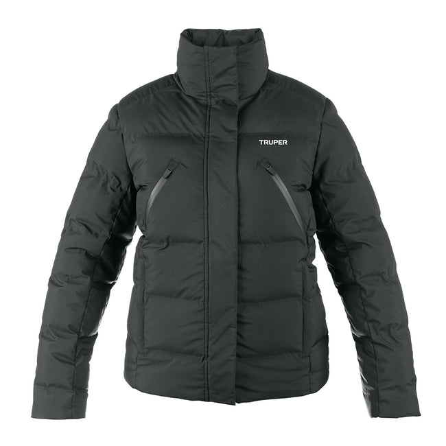 Chamarra acolchada térmica para mujer, negra, CH,TRUPER