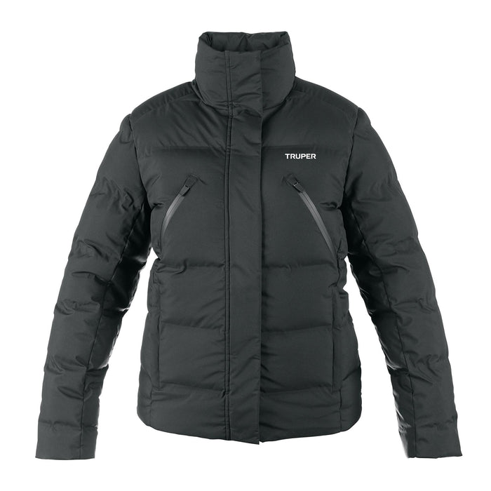 Chamarra acolchada térmica para mujer, negra, G, TRUPER