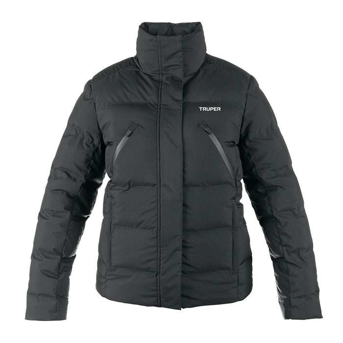 Chamarra acolchada térmica para mujer, negra, M, TRUPER