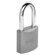 Candado de hierro 38 mm, gancho largo en blíster, HERMEX