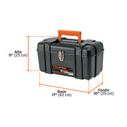 Caja para herramienta 17' industrial con broches metálicos
