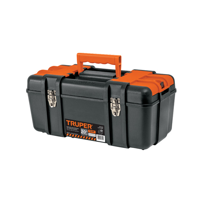 Caja para herramienta 20' compartimentos y broches metálicos