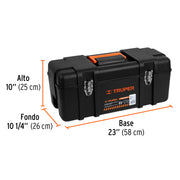 Caja para herramienta 23' industrial con broches metálicos