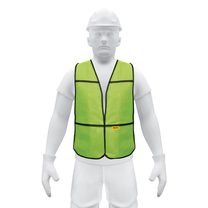 Chaleco de seguridad, uso de día, amarillo, PRETUL