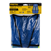 Chaleco de seguridad con cintas reflejantes, azul, PRETUL