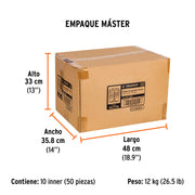 Chaleco de seguridad para arnés, alta visibilidad, naranja