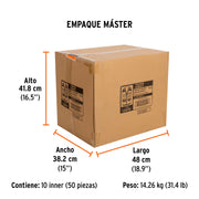 Chaleco seguridad reforzado naranja con bolsas, M, EXPERT