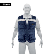 Chaleco brigadista reforzado, azul marino, M, TRUPER EXPERT