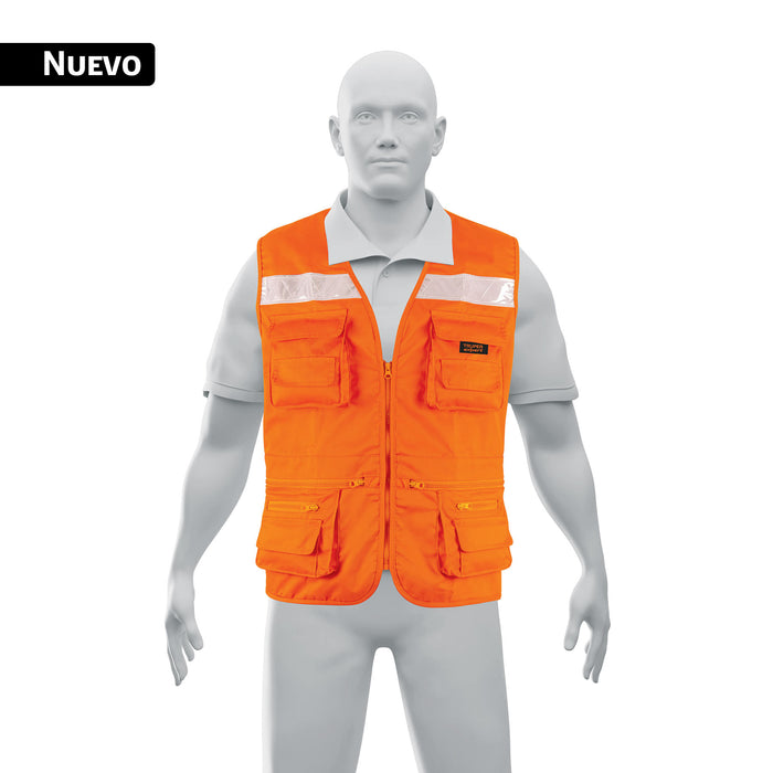 Chaleco brigadista reforzado, naranja, G, TRUPER EXPERT