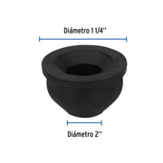 Chupón de PVC, 2' x 1-1/4', FOSET