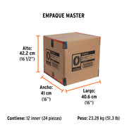 Rollo de 18m de cinta antiderrapante negra 50mm con abrasivo