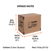 Rollo de 5 m cinta antiderrapante fotolumini. 50 mm abrasivo