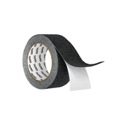 Rollo de 5 m de cinta antiderrapante negra 50mm con abrasivo