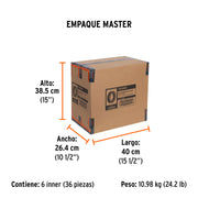 Rollo de 5 m de cinta antiderrapante negra 50mm con abrasivo