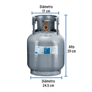 Cilindro portátil para gas LP, 4kg (9lb) FOSET