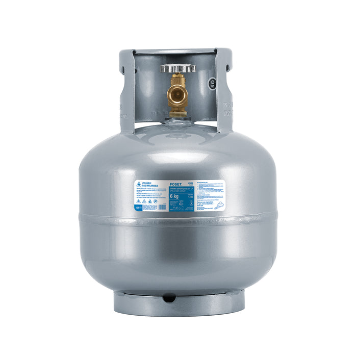 Cilindro portátil para gas LP, 6kg (13lb) FOSET