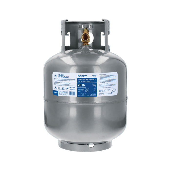 Cilindro portátil para gas LP, 20lb (9kg) FOSET