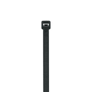 Bolsa con 10 cinchos plásticos 120 lb, 300 x 7.5 mm, negro